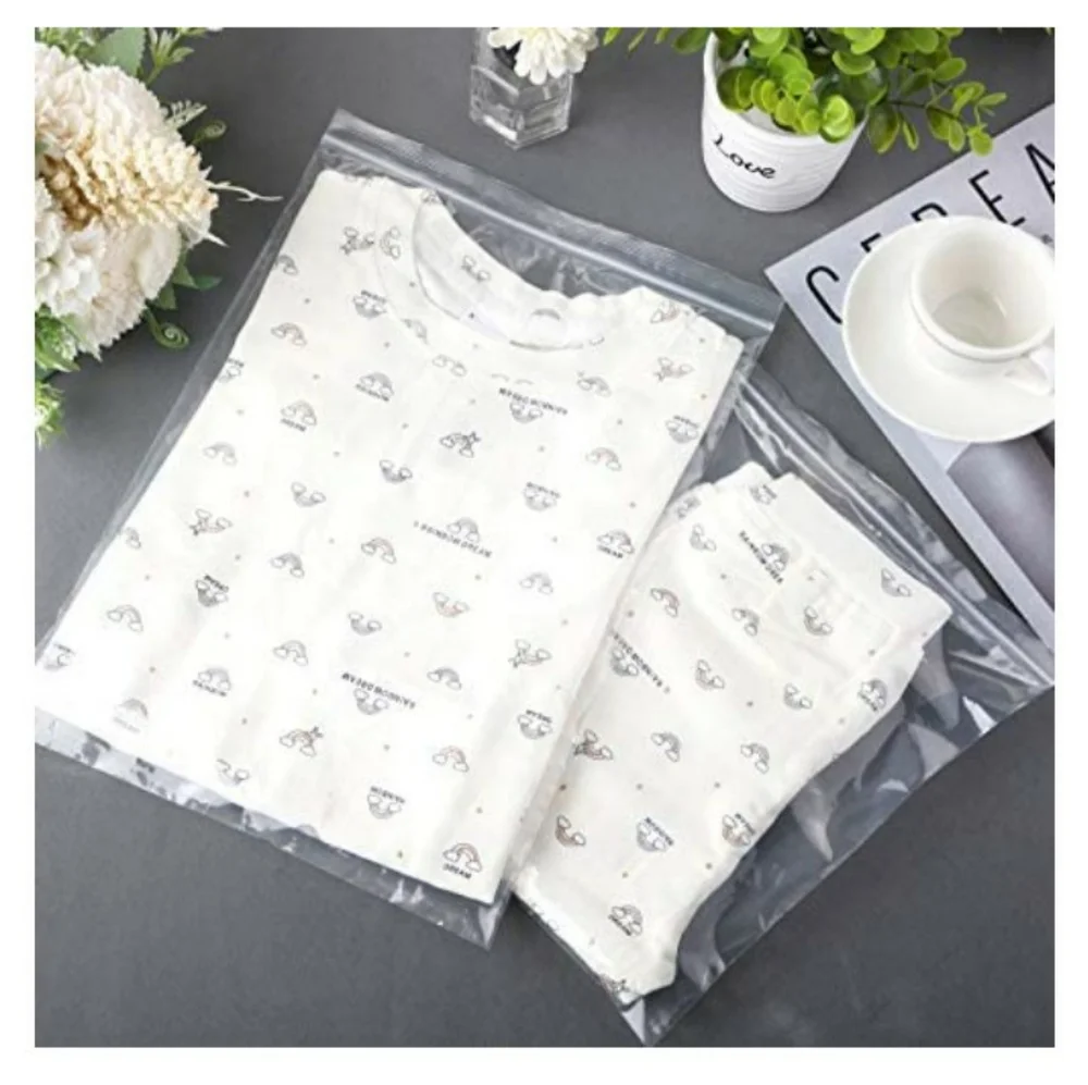 Zip-top Seal Resealable 8x10 bags
